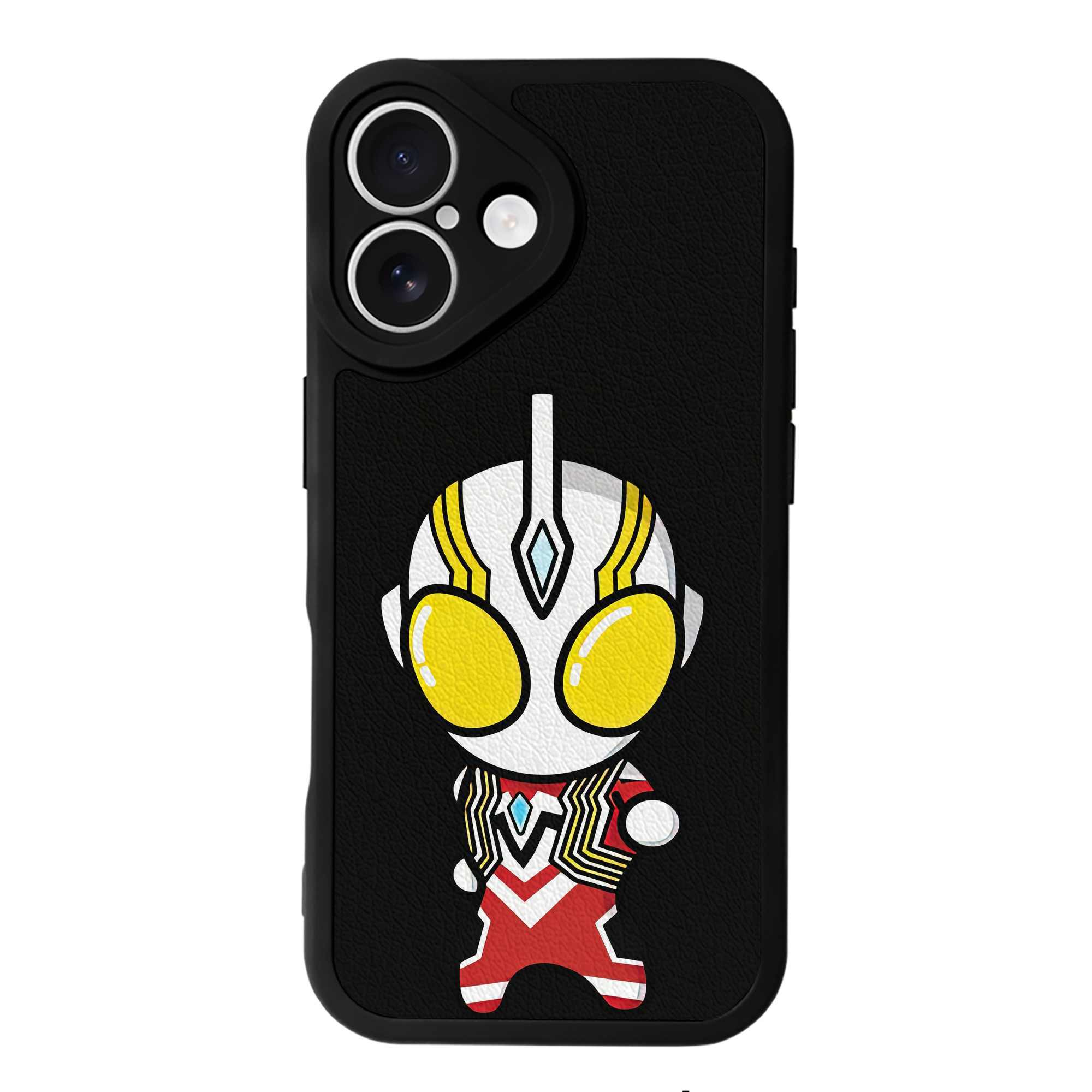 （画像用） ウルトラマン Ultraman 【iPhone 16シリーズ対応】シリコンスマホケース（レザー調） 材質：シリコン